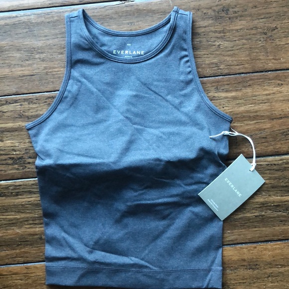 Charcoal grey Everlane perform tank. Xxs - Picture 1 of 3